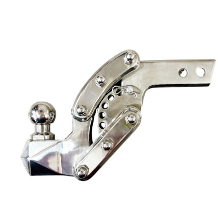 ENGANCHE DE ALTURA REGULABLE DE ALUMINIO CON ROTULA 2"